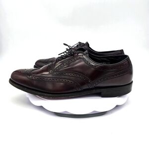 Florsheim Shoes Men's 11D Wingtip Oxford Polished Leather Thick Sole